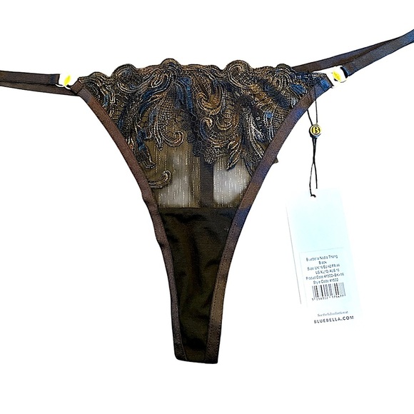 🎁🎁🎁Bluebella Nadia Thong Black XL New with tags - Picture 2 of 12